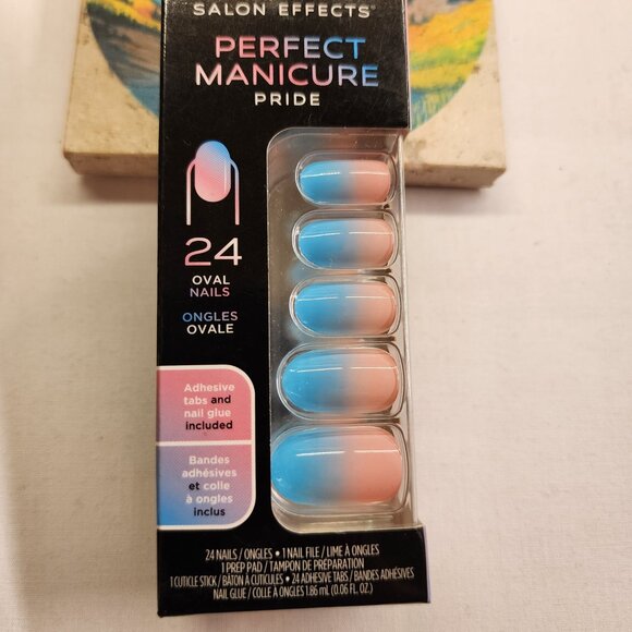 Sally Hansen Salon Effects Perfect Manicure PRIDE * Trans-Tips OV750 - Picture 7 of 8